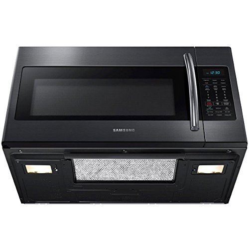 Samsung ME18H704SFG 1.8 Cu. Ft. Black Stainless Steel Over-the-Range Microwave N2
