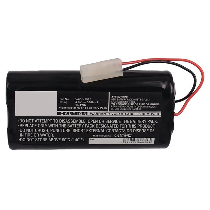 NEW 2x Exell EBVB-118 Ni-MH 4.8V Battery Fits EURO PRO Shark Vacuums USA SHIP N2