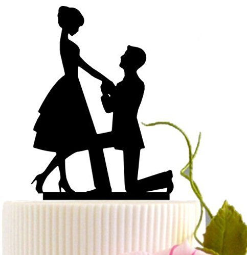 ShinyBeauty Bicycle-Cake-Topper,Acrylic Wedding Cake Topper (Design 5) N2