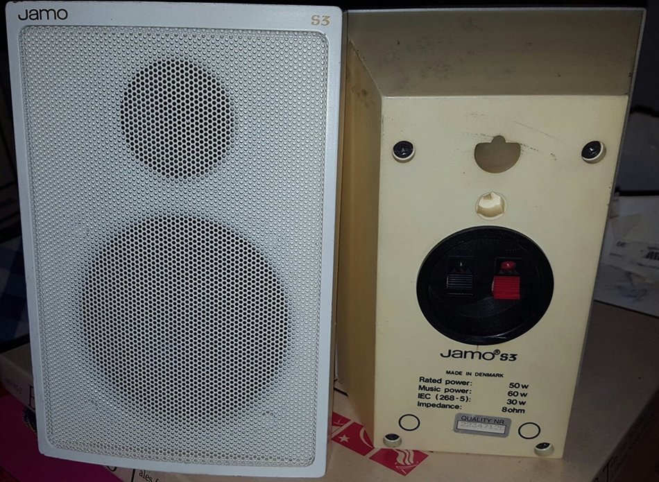 Jamo S3 Bookshelf Speakers (Pair) (White)
