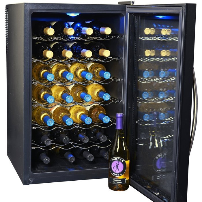 NewAir AW-281E 28 Bottle Thermoelectric Wine Cooler N58