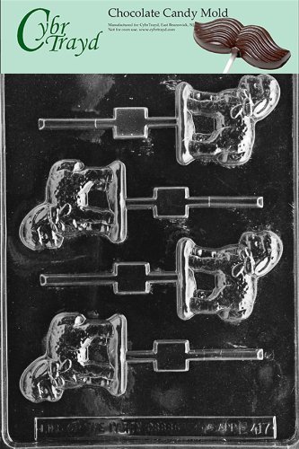 Cybrtrayd E417 Lamb Lolly Easter Chocolate/Candy Mold