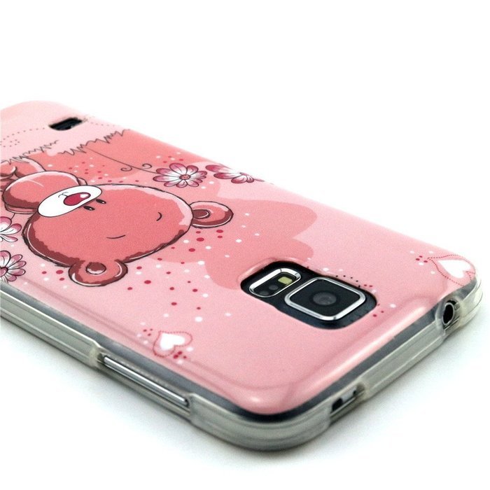 Galaxy S5 Case, Firefish [Clear Drop Protection] [Shock Absorbent] [Soft Bumper] Stylish Elegant Flexible TPU... N6