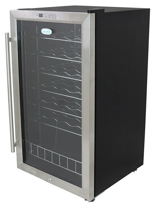 NewAir AW-281E 28 Bottle Thermoelectric Wine Cooler N66