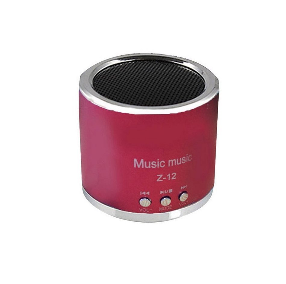 Coromose&reg; Wireless Portable Mini Speaker;FM Radio USB SD TF Card MP3 Player(Red)