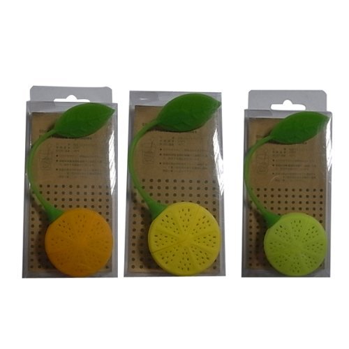 Lemon Shape Silicone Loose Tea Filter Strainer Ball Tea Makers. N4