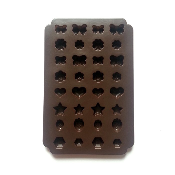 Daiso Japan Silicone Mini Chocolate Jello Mold (Brown) N3