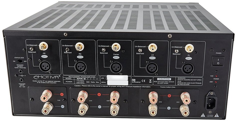 Emotiva XPA-5 5-Channel Power Amplifier N2