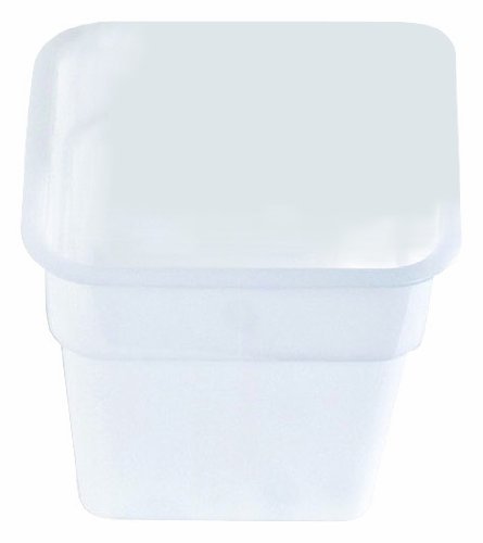 Crestware 2-Quart Square White Container