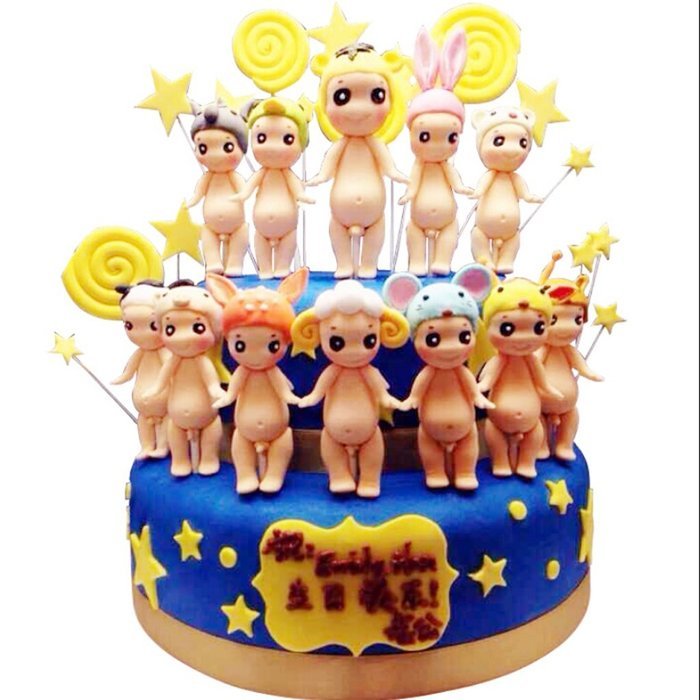 6pcs Fondant Cake Icing Mold Sugarcraft Decoration 3D Children Body Parts N6
