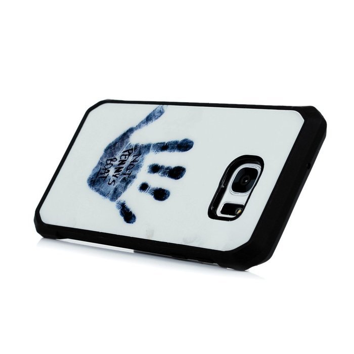 Badalink Galaxy S7 Edge Case Shockproof Drop Protection TPU Bumper Frame + Colorful Painting Hard PC Protective... N73