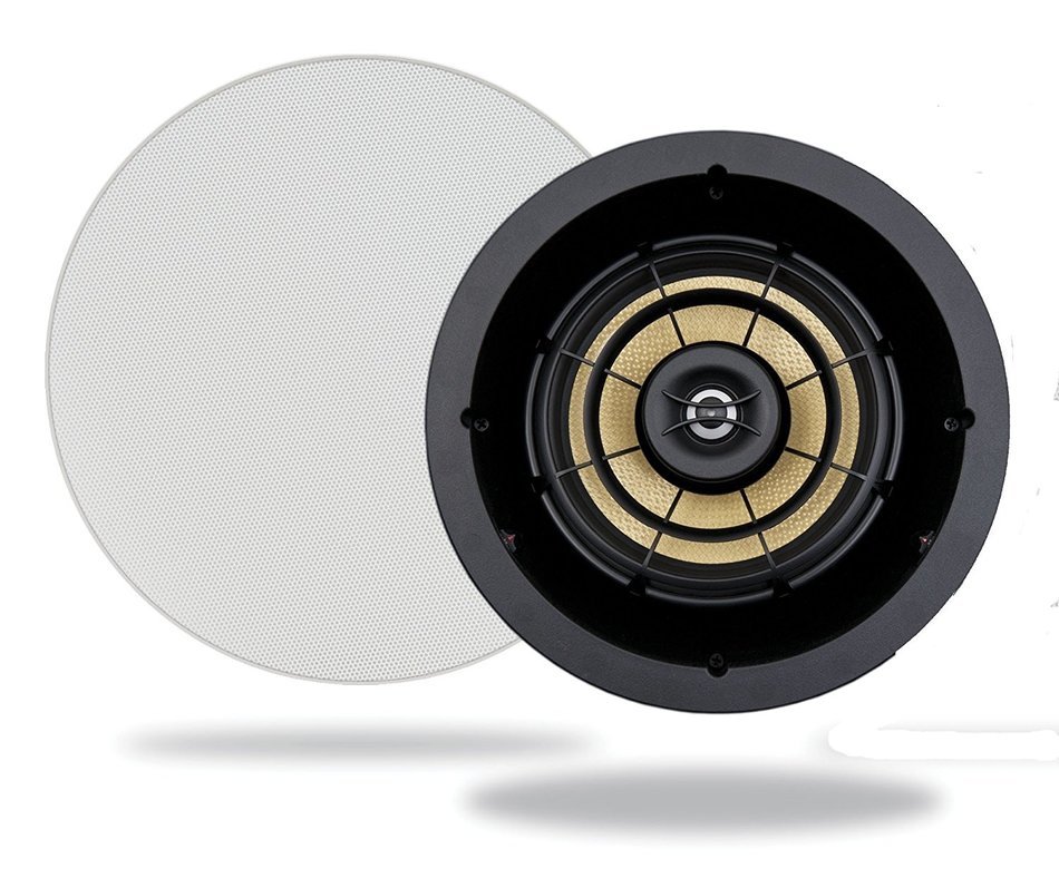 SpeakerCraft Profile AIM8 Five 8" In-Ceiling Speaker - Each (Black)