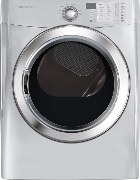 Frigidaire FFSE5115PA 7.0 Cu. Ft. Classic Silver Stackable With Steam Cycle Electric Dryer in Classic Silver