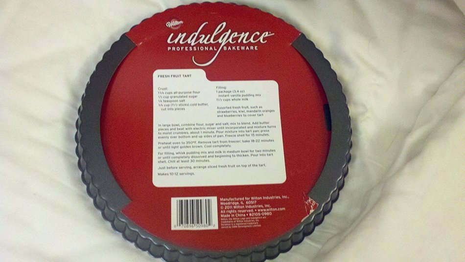 Wilton Indulgence Round Tart/ Quiche Pan 11 X 1 1/8