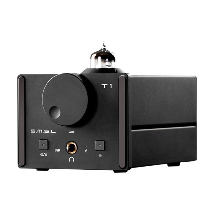 SMSL T1 DAC DSD512 Tube Headphone Amplifier 384kHz Optical\Coaxial\USB\Decoder N5
