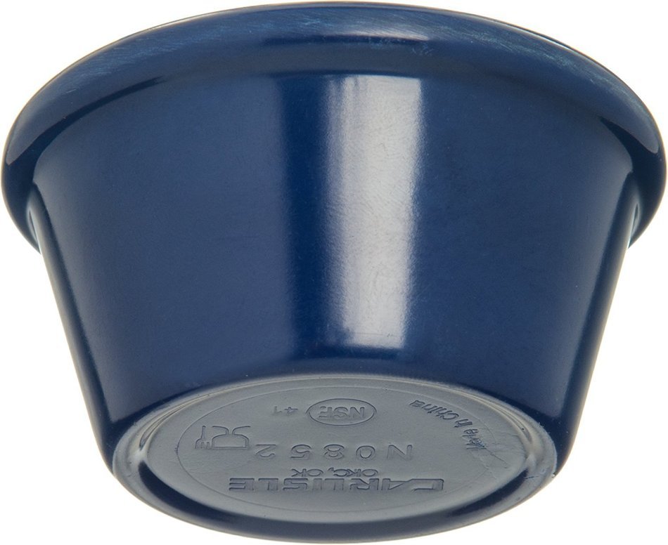 Carlisle 085260 Melamine Smooth Ramekin, 2-Ounce Capacity, Cobalt Blue (Case of 72)