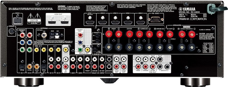 Yamaha RX-A800 7.1-Channel Audio/Video Receiver (OLD VERSION) (Discontinued by Manufacturer) N2