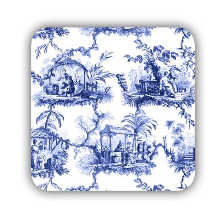 Generic Differently Have With Blue And White Porcelain 2 Cup Coaster Mdf N8