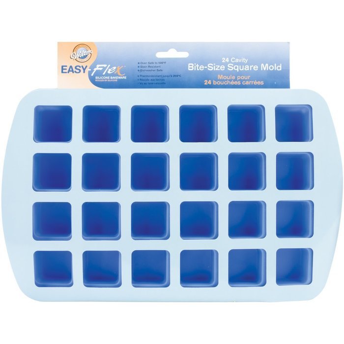 Wilton 2105-4909 Easy Flex Heart 24-Cavity Silicone Mold N3