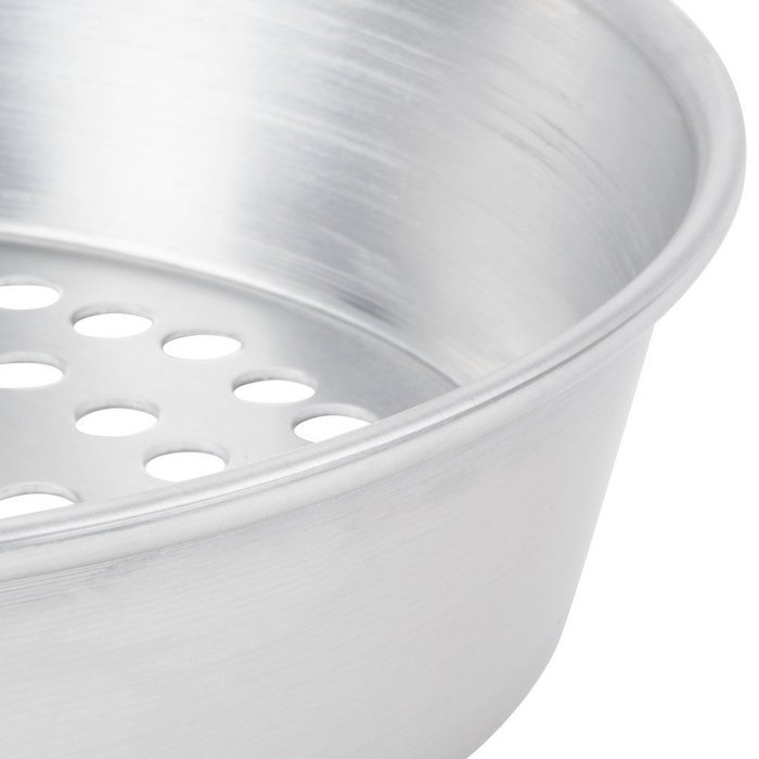 American Metalcraft A90082SP 8" x 2" Super Perforated Standard Weight Aluminum Tapered / Nesting Pizza Pan