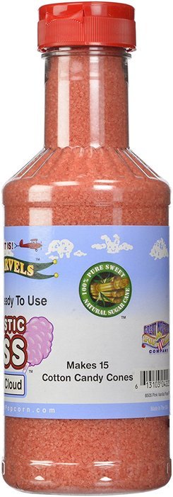 Flufftastic 3 Flavor Party Pack Premium Cotton Candy Floss w/50 Cones, Pint N4