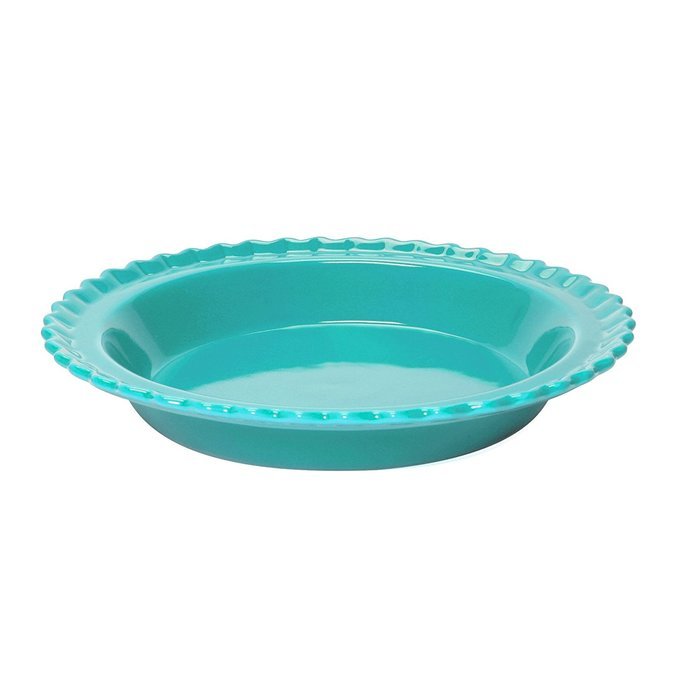 Chantal Ceramic 9-Inch Pie Dish, White N2