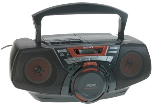 Sony Portable 1-Piece AM/FM/CD Cassette Boombox (CFDGT50)