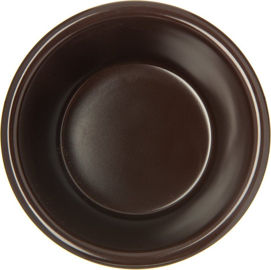 Carlisle S28769 Melamine Fluted Ramekin, 4 oz Capacity, 1.78" Height, Chocolate (Case of 48)
