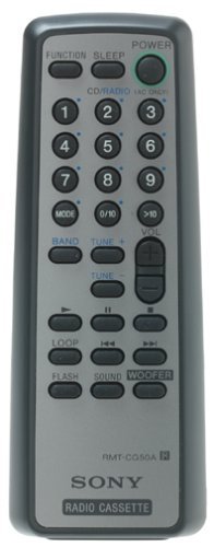 Sony Portable 1-Piece AM/FM/CD Cassette Boombox (CFDGT50) N2