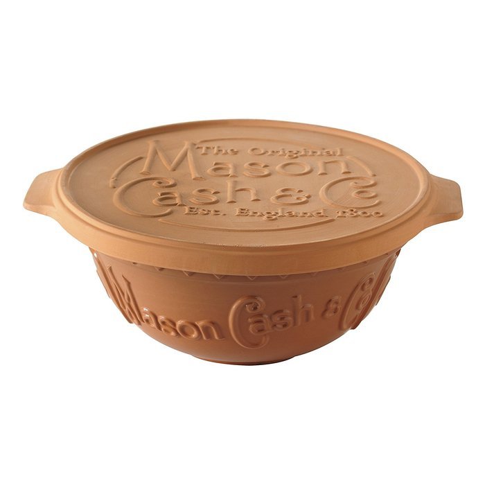 Mason Cash Terracotta Bread Baking Set, Includes a Mixing Bowl (11.5-Inch Diameter x 5.5-Inch Height) with Proving...