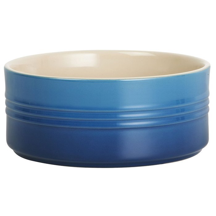 Le Creuset of America Stoneware Souffle Dish, 1-Quart, Marseille