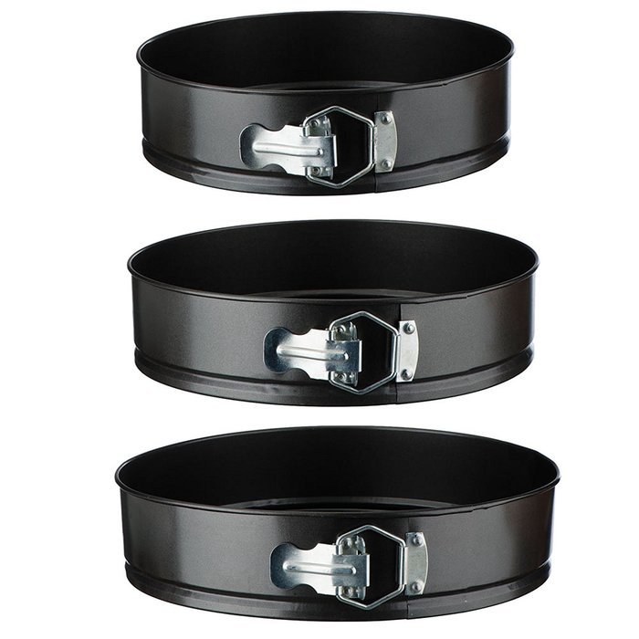 3 Piece Non-Stick Springform Cake Pan Set N2