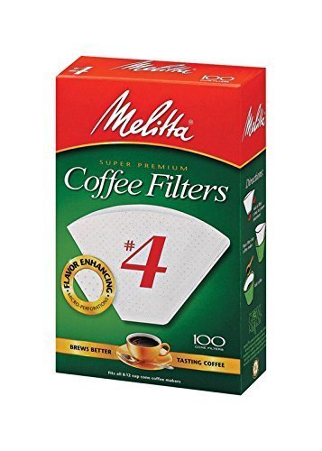 No. 4 Cone White Paper Coffee Filter free image download