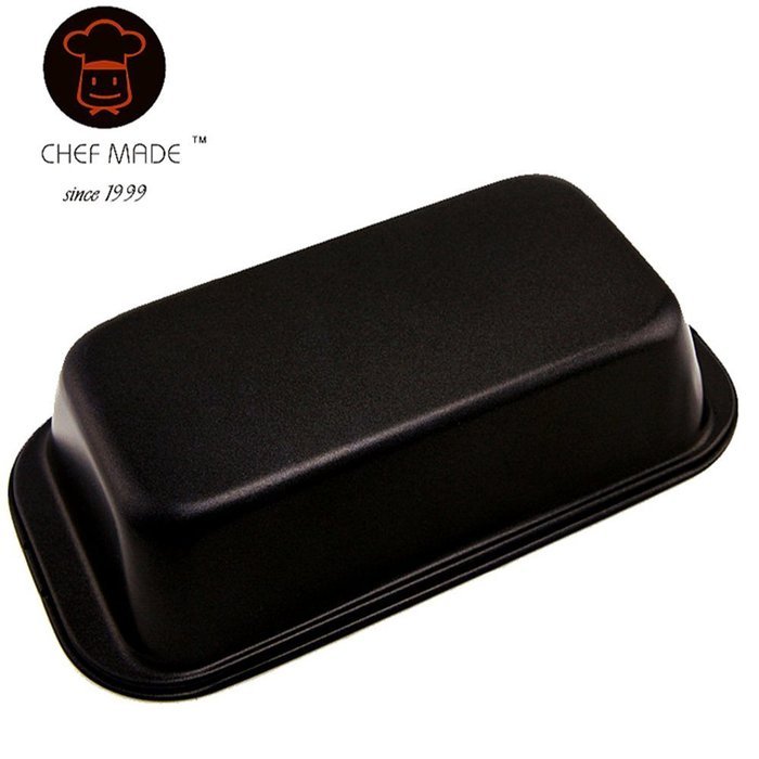 N J Z Y Nonstick Bakeware 8-Inch x 4-Inch Loaf Pan,black