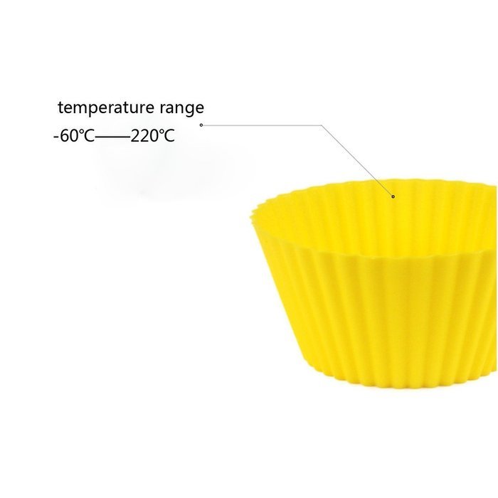 Ambermars Silicone Baking Cups Cupcake Liners Muffin Cake Molds Sets Reusable and Nonstick Chocolate Holders/truffle... N2