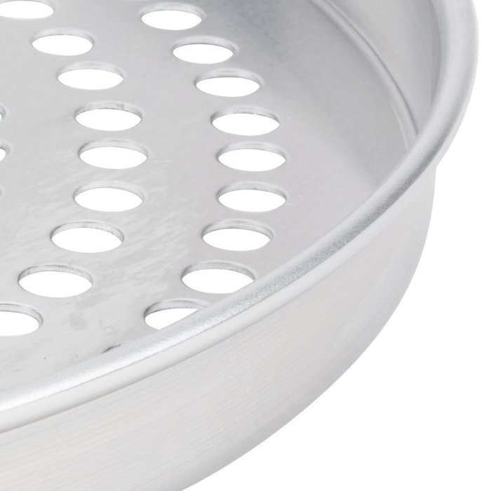 American Metalcraft A4012SP 12" x 1" Super Perforated Standard Weight Aluminum Straight Sided Pizza Pan
