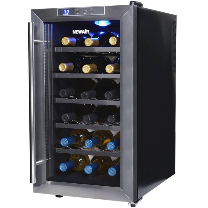 NewAir AW-281E 28 Bottle Thermoelectric Wine Cooler N72