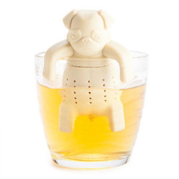 Cute Cattle Dog Animal Silicone Tea Creative Tea Filters Lovely Tea strainers