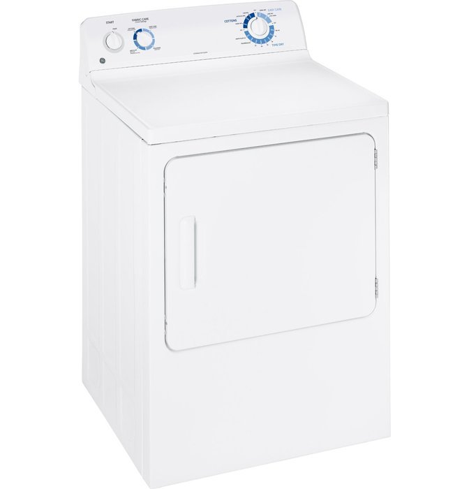 GE GTDP200EFWS 6.8 Cu. Ft. White Electric Dryer