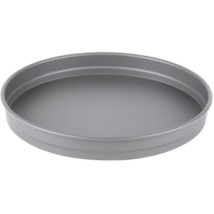 American Metalcraft HC5116 16" x 1 1/2" Hard Coat Anodized Aluminum Straight Sided Pizza Pan