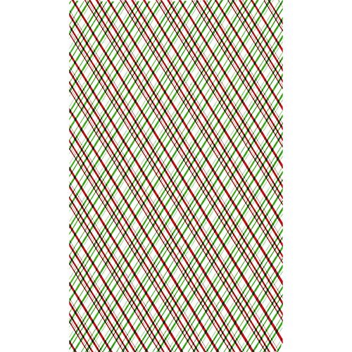 William Plaid Red & Green Cocoa Butter Chocolate Transfer Sheet by GSA