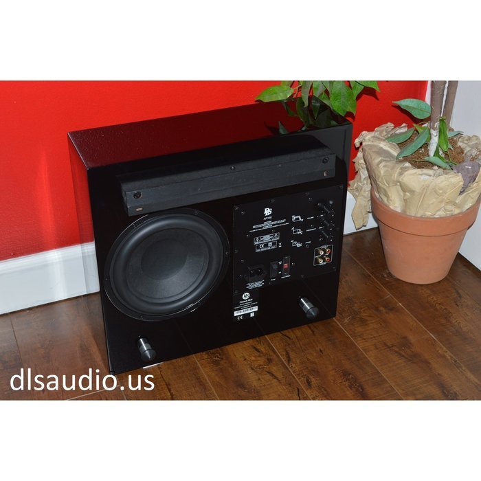 DLS Audio Flatsub Midi Black 8" Digital 150 Watts Active Subwoofer 8inch 150W N2