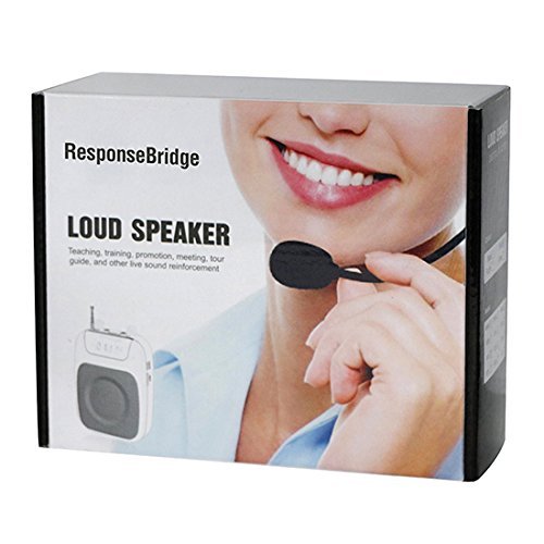 UHF Wireless Voice Amplifier, ResponseBridge SD-S318F 10W FM Voice Amplifier with 2600mAh Rechargeable Lithium... N7