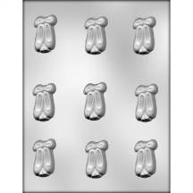 3 Pack, Ballet Shoes Chocolate Mold