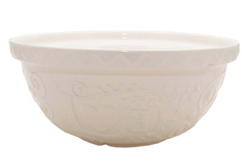 Mason Cash Flour Power Mixing Bowl, Cream, 4.25-Quart N2