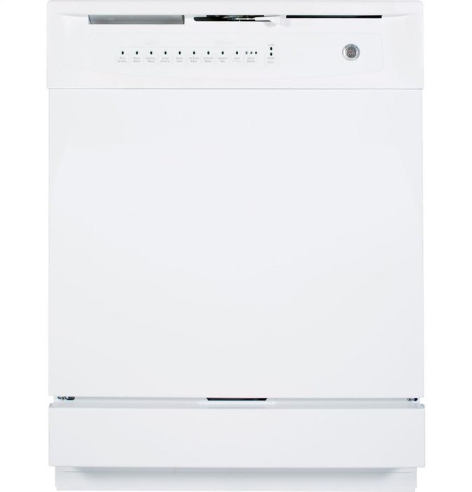 GE 24" White Built-In Dishwasher N16