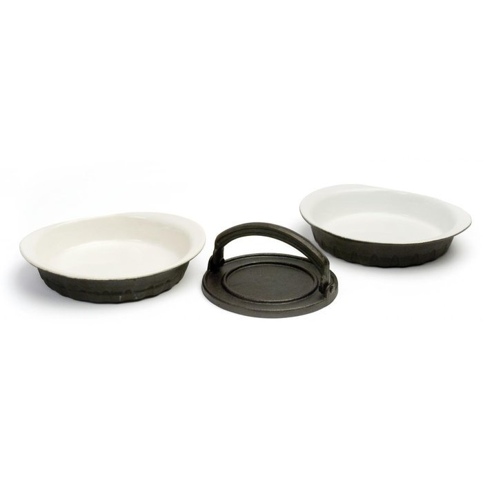 Steven Raichlen Cast Iron Creme Brulee Set