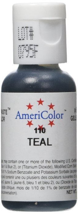 Americolor Soft Gel Paste Food Color, Turquoise N10