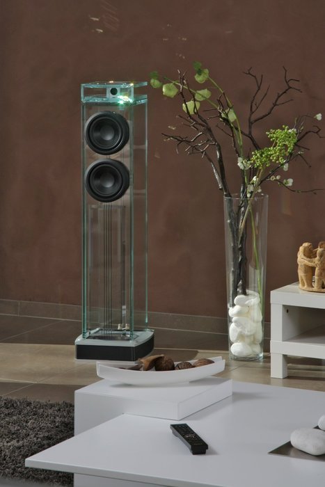 Waterfall Audio "Niagara" Diamond Glass Floor Standing Loudspeakers - Pair (Old Version) N4