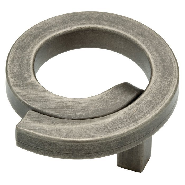 Liberty 65177PI Iron Craft 2 in. Wrought Iron Swirl Cabinet Knob, Wrought Iron